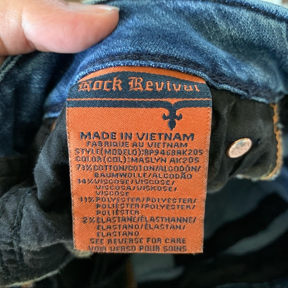 Rock Revival Ankle Skinny Maslyn size 26 Womens - Picture 9 of 12